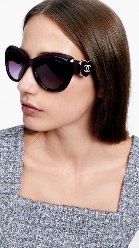 cream chanel sunglasses|chanel sunglasses with clear sides.